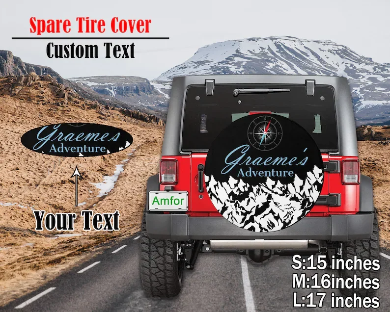 Custom Family Name Spare Tire Cover Personalized Name Spare Tire Cover Your Design Wheel Cover for Trailer RV SUV Gift for
Custom Family Name Spare Tire Cover Personalized Name Spare Tire Cover Your Design Wheel Cover for Trailer RV SUV Gift for