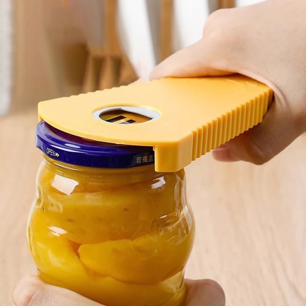 

Multi-Purpose Non-Slip Jar Opener Labor-saving Bottle Opening Tool For Camping Travel