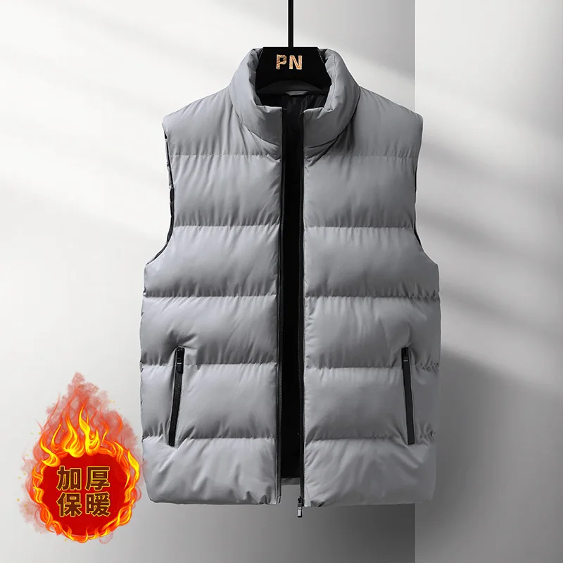 Men's Autumn Winter Down Cotton Thickened Warm Vest Coat Youth Zipper Elegant Sleeveless Waistcoat
Men's Autumn Winter Down Cotton Thickened Warm Vest Coat Youth Zipper Elegant Sleeveless Waistcoat