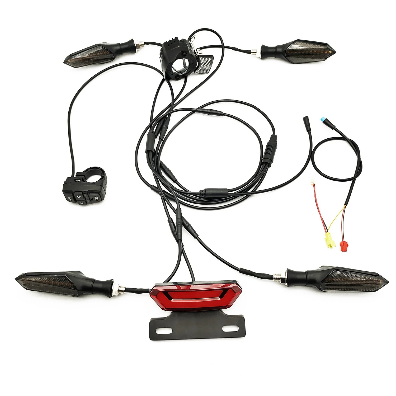 DIY Custom Version Electric Bike 24V/36V/48V Headlight Front Rear Turn Signal Light Brake Light Ebike Conversion Kits,B
DIY Custom Version Electric Bike 24V/36V/48V Headlight Front Rear Turn Signal Light Brake Light Ebike Conversion Kits,B