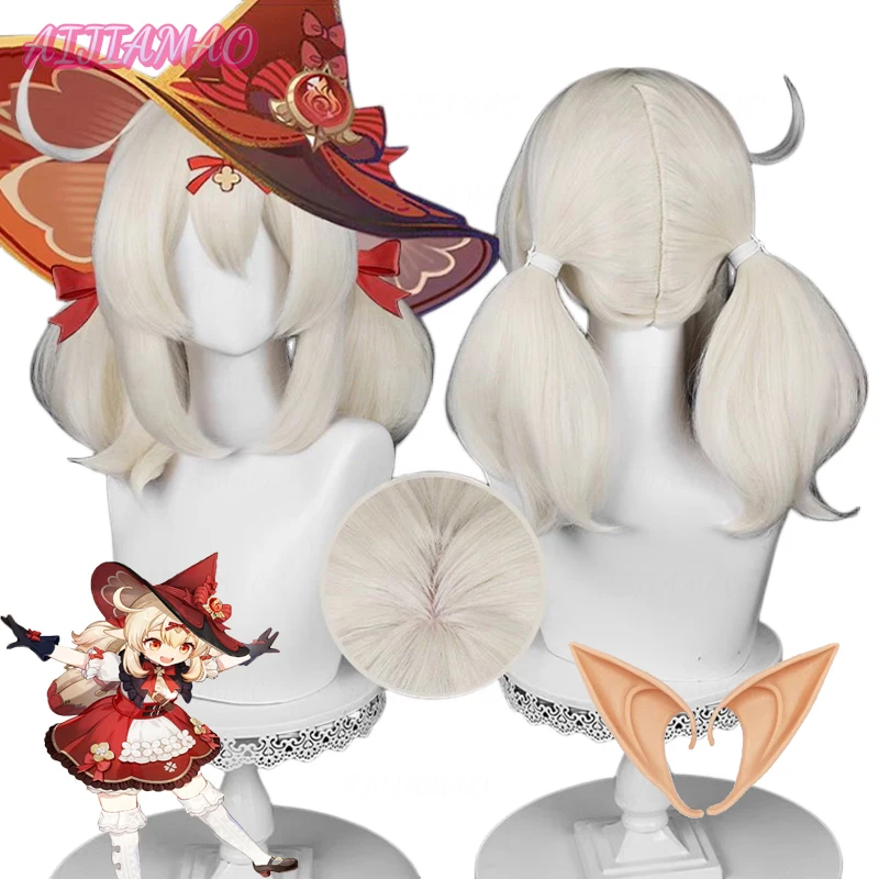 Genshin Impact Cosplay Klee Cosplay Wig New Skin 42cm Milk White Wigs Heat Resistant Hair Anime Women Role Play Wigs + Wig Cap
Genshin Impact Cosplay Klee Cosplay Wig New Skin 42cm Milk White Wigs Heat Resistant Hair Anime Women Role Play Wigs + Wig Cap