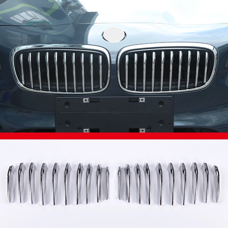 Car Front Grill Decor Bright Strip Silver ABS Chrome Exterior Grille Cover Trim For BMW 2 Series F45 F46 2015-2019 GranTourer
Car Front Grill Decor Bright Strip Silver ABS Chrome Exterior Grille Cover Trim For BMW 2 Series F45 F46 2015-2019 GranTourer