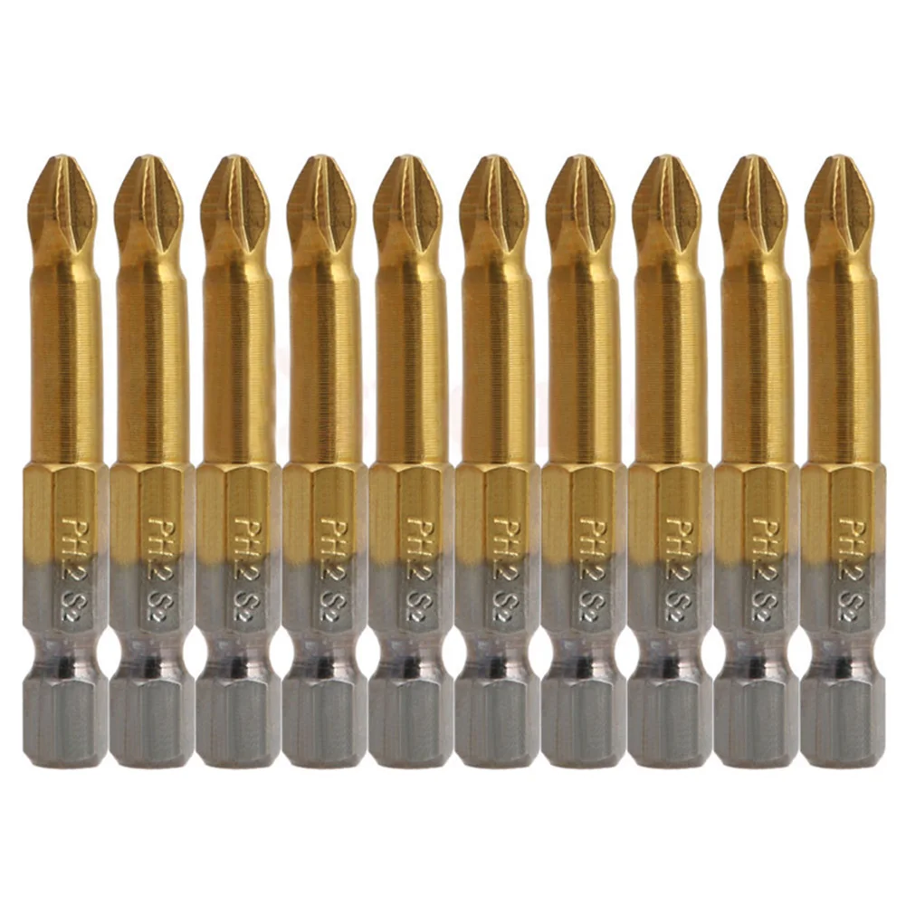 5 / 10pcs Titanium-coated Non-slip Screwdriver Cross Drill Bit Hexagonal Screwdriver Bit Electric Maintenance Screwdriver
5 / 10pcs Titanium-coated Non-slip Screwdriver Cross Drill Bit Hexagonal Screwdriver Bit Electric Maintenance Screwdriver