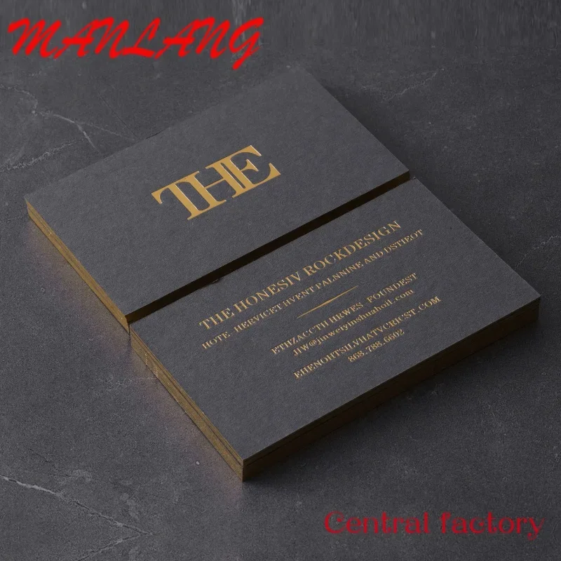 Custom 600g environmental protection cotton paper business card design custom high-grade printing embossing and stamping
Custom 600g environmental protection cotton paper business card design custom high-grade printing embossing and stamping