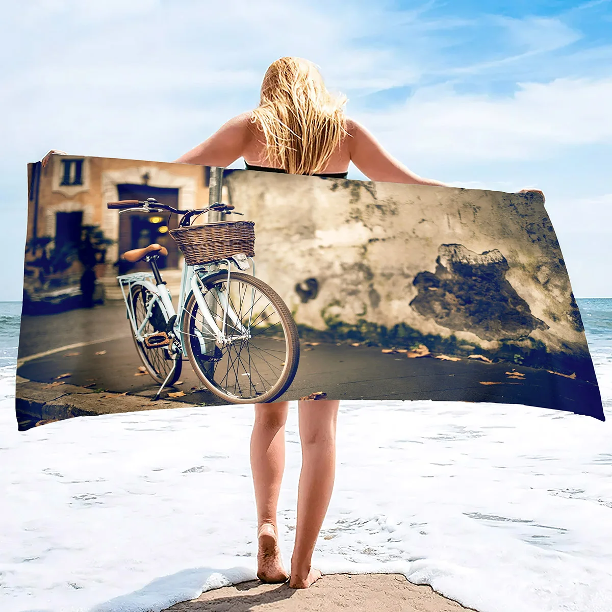 Пляжное полотенце с принтом велосипеда, супермягкое абсорбирующее банное полотенце из полиэстера, устойчивое к выцветанию, для ванной, гостиницы, спортзала
Пляжное полотенце с принтом велосипеда, супермягкое абсорбирующее банное полотенце из полиэстера, устойчивое к выцветанию, для ванной, гостиницы, спортзала
