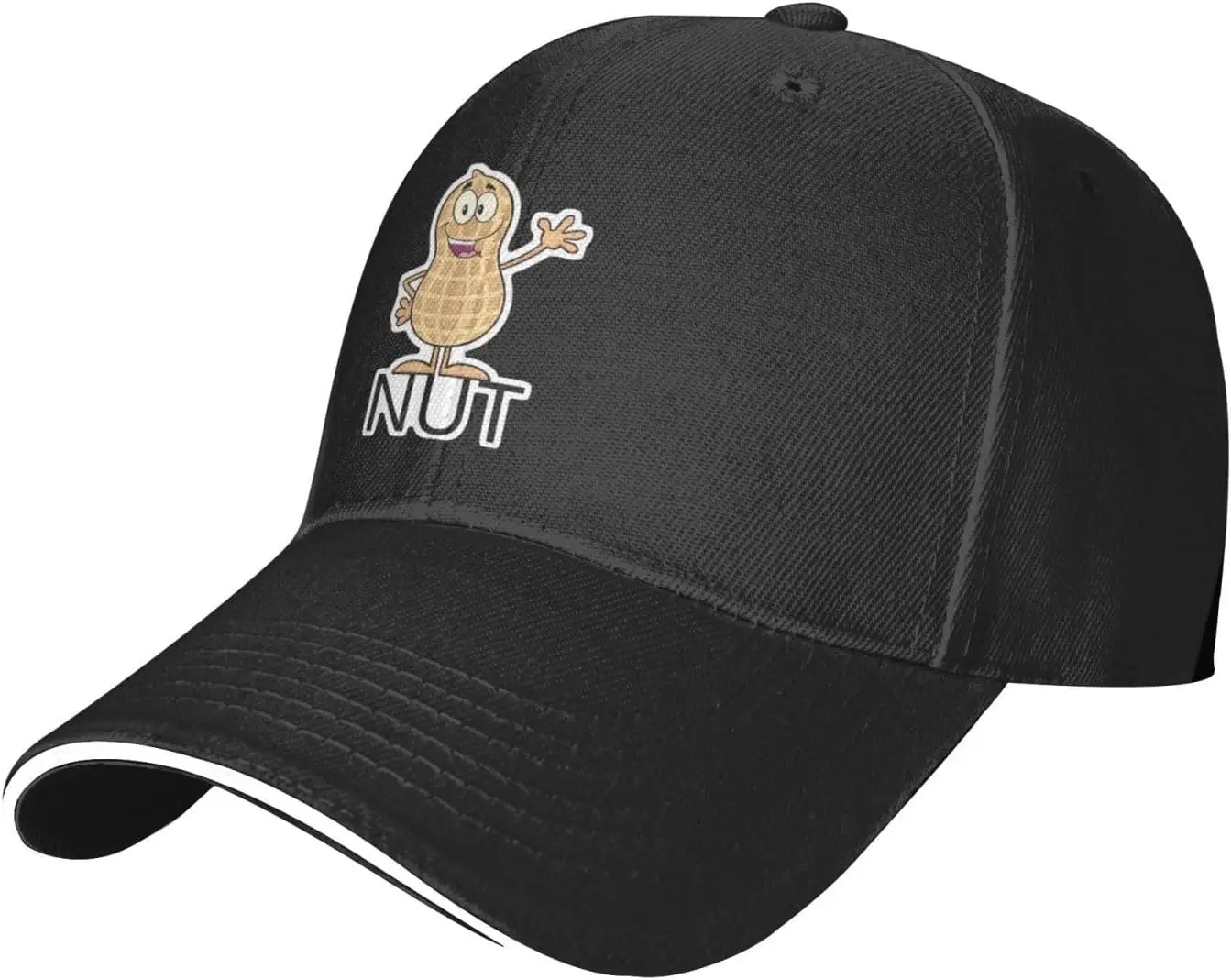 

Бейсболка NUT-Cap, мужские винтажные Снэпбэк кепки, кепки тракер, шапка для отца, Черная