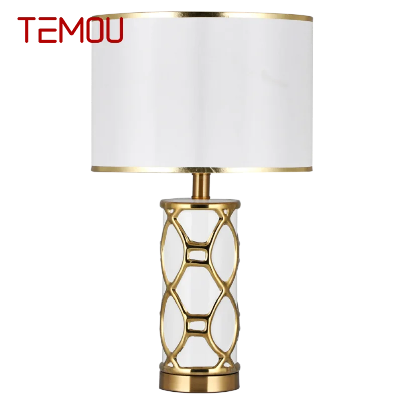 TEMOU White Table Lamps Desk Luxury Contemporary Fabric Light Decorative For Home Bedside Bedroom
TEMOU White Table Lamps Desk Luxury Contemporary Fabric Light Decorative For Home Bedside Bedroom