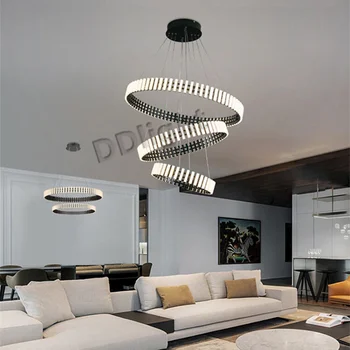 독일 디자이너 거실 샹들리에 밝은 360 ° 조명, 모던한 원 행잉 램프, 주방, 침실, 집 장식용 조명