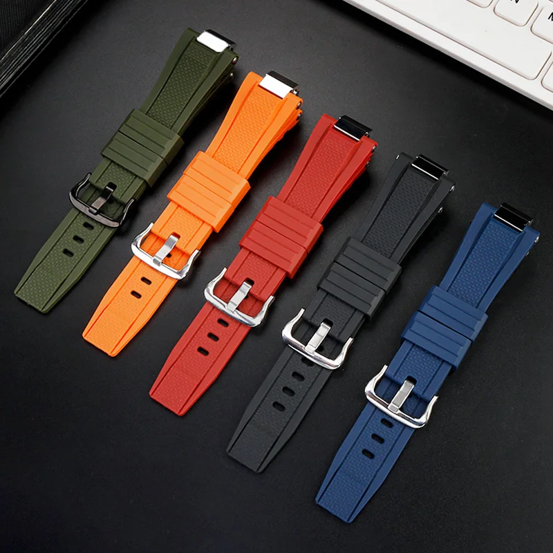 

Силиконовый браслет Uyoung для Casio MTG-B3000B/BD series, спортивный резиновый силиконовый ремешок для часов, аксессуары, мужской браслет