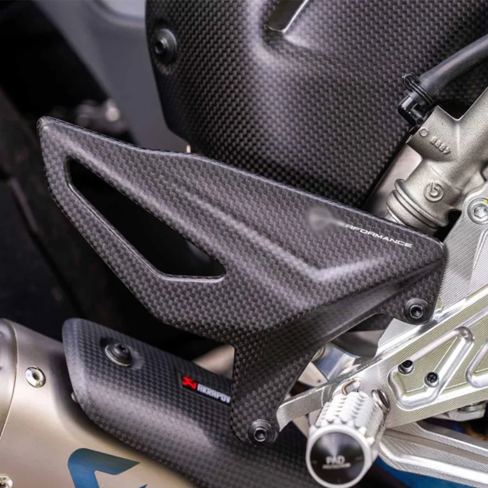 

NEW For DUCATI PANIGALE V4 V4S V4R Streetfighter V4/S Carbon Fiber Accessories Motorcycle Heel Guard Protector Foot Wing Rearset