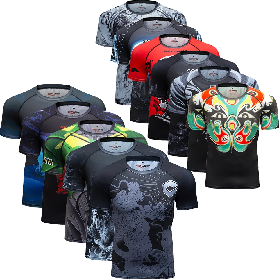 Bjj Jiu jusit T Shirts MMA Rashguard For Men Muay Thai Kickboxing Shirt Fitness Boxe Fighting Tees MMA Clothing Boxing Jerseys
Bjj Jiu jusit T Shirts MMA Rashguard For Men Muay Thai Kickboxing Shirt Fitness Boxe Fighting Tees MMA Clothing Boxing Jerseys