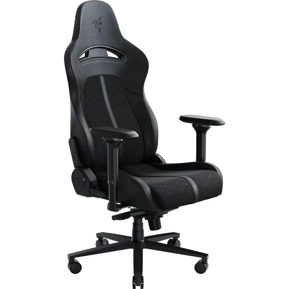 

Gaming Chair: All-Day Comfort - Built-in Lumbar Arch - Optimized Cushion Density - Dual-Textured Computer Office Furniture