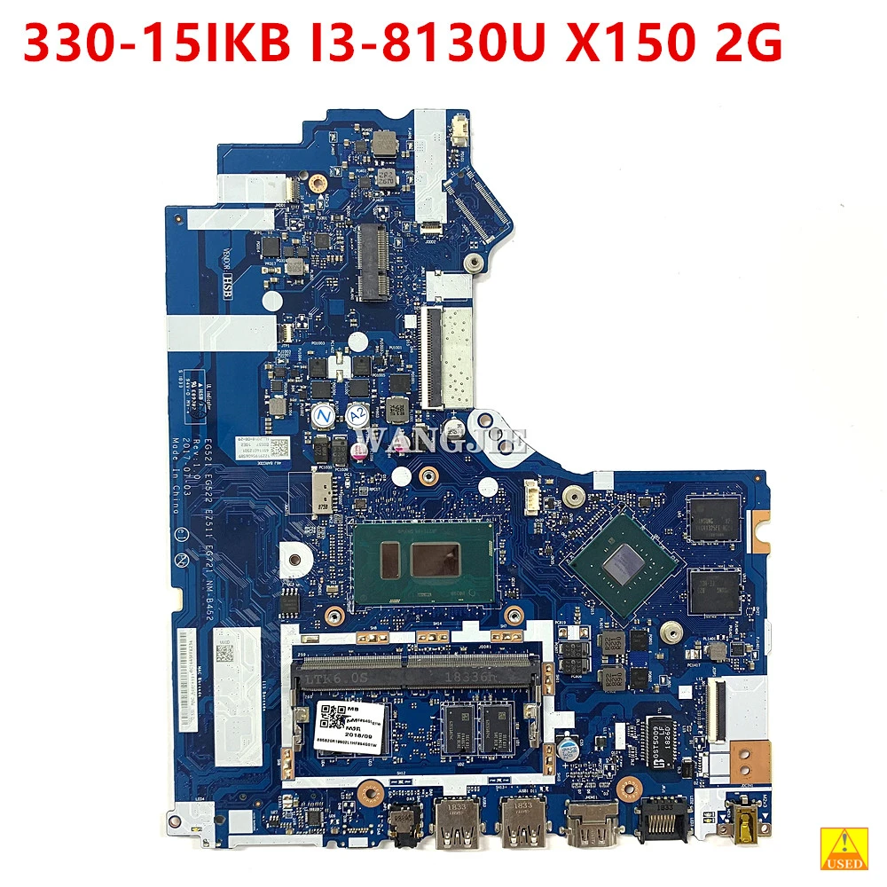 

Б/у флэптопа Lenovo Ideapad 330-15IKB 330-17IKB, материнская плата, флэш-карта X150 2G GPU + 4G RAM 5B20R19924 5B20R19902