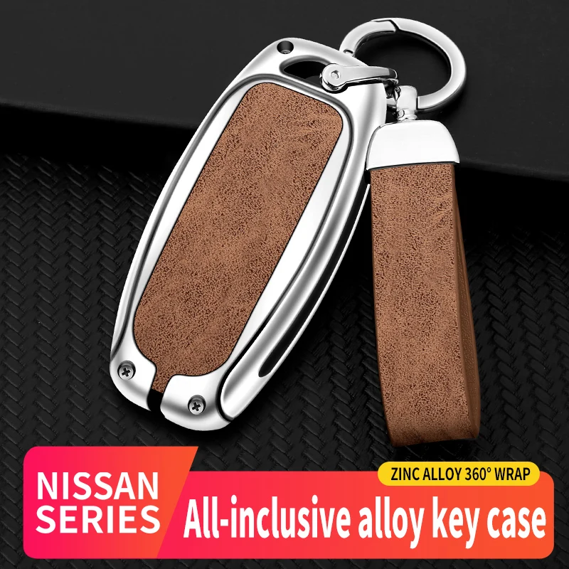 Zinc Alloy+Leather Car Key Case Cover For Nissan Leaf Micra Qashqai J11 J10 X Trail T32 Keychain Accessories Protector Shell
Zinc Alloy+Leather Car Key Case Cover For Nissan Leaf Micra Qashqai J11 J10 X Trail T32 Keychain Accessories Protector Shell