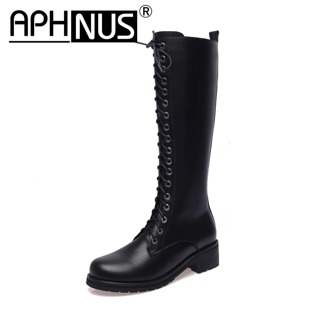 APHNUS Womens Boots Cowhide Riding Motorcycle Tall Over The Knee Thigh High Low Mid Heels Pumps Boots Woman Shoes For Women Boot
APHNUS Womens Boots Cowhide Riding Motorcycle Tall Over The Knee Thigh High Low Mid Heels Pumps Boots Woman Shoes For Women Boot