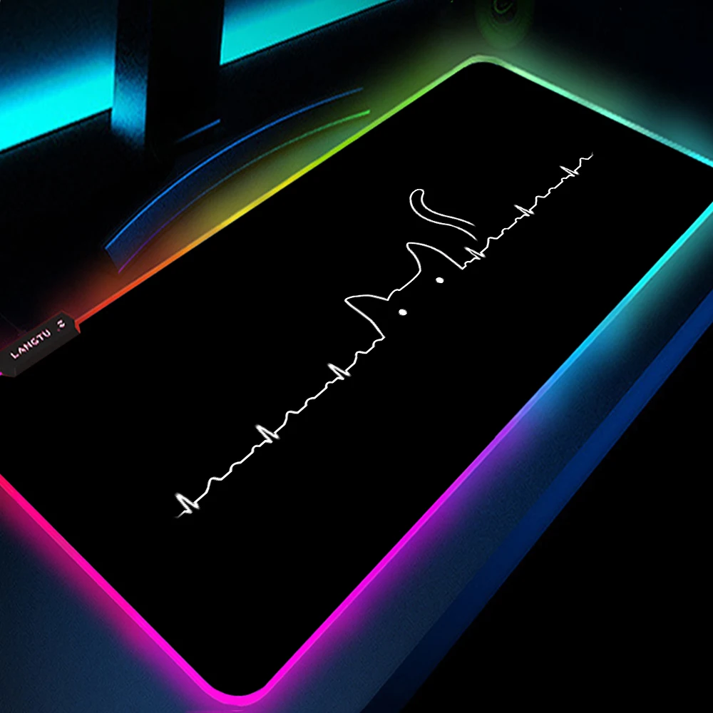 Игровой коврик для мыши для ноутбука с Rgb подсветкой, черный и белый светодиодный коврик для мыши, Аниме Коврик для мыши с подсветкой
Игровой коврик для мыши для ноутбука с Rgb подсветкой, черный и белый светодиодный коврик для мыши, Аниме Коврик для мыши с подсветкой