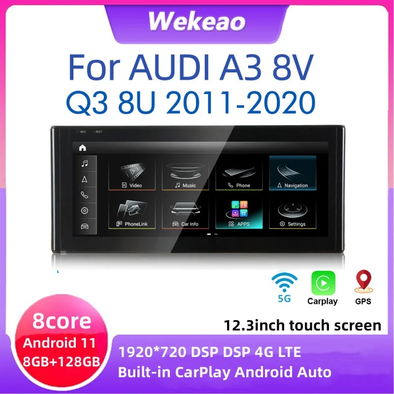 Android 11 8+128GB CarPlay For Audi A3 8V 2013-2020 GPS Car Multimedia Player Navigation Auto Radio Stereo DSP WiFi Netlifx
Android 11 8+128GB CarPlay For Audi A3 8V 2013-2020 GPS Car Multimedia Player Navigation Auto Radio Stereo DSP WiFi Netlifx