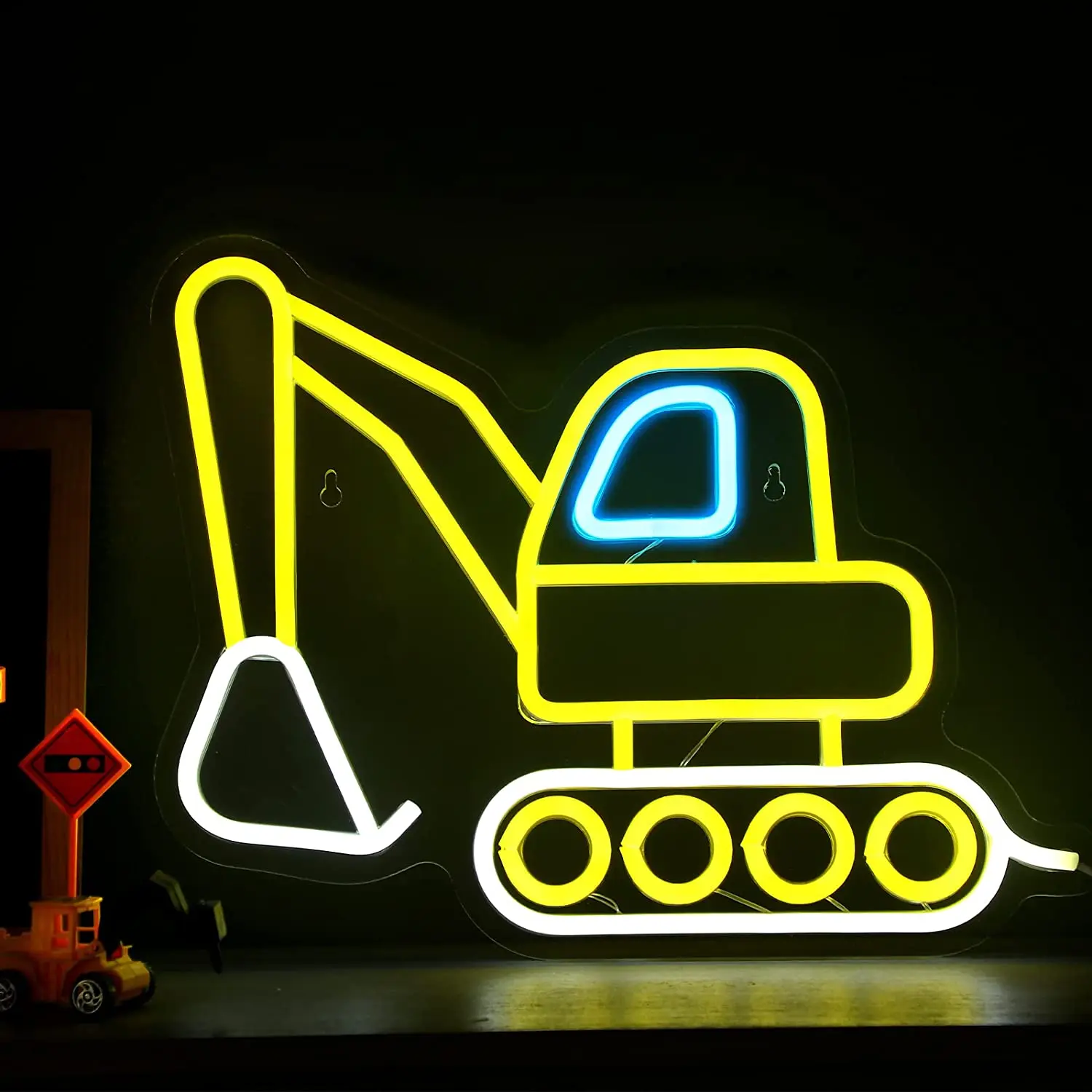 Construction Excavator Vehicle Neon Sign USB Powered for Kids Room Decor, LED Neon Light Dimmable Night Lamp for Wall Art Birthd
Construction Excavator Vehicle Neon Sign USB Powered for Kids Room Decor, LED Neon Light Dimmable Night Lamp for Wall Art Birthd
