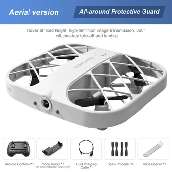 JJRC H107 미니 드론, 카메라가 있는 8K 4K 쿼드콥터, 실시간 전송 미니 포켓 UFO 소형 원격 제어 비행기 장난감