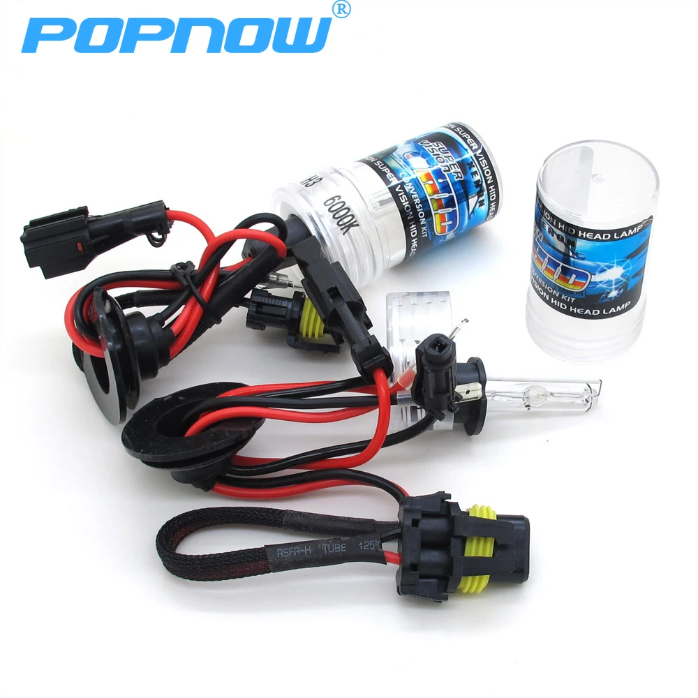 

POPNOW 35W 55W HID Xenon Light Bulb H1 H3 H7 H11 9005 9006 Auto Car Headlight Lamp 3000K 4300K 5000K 6000K 8000K 10000K 12000K