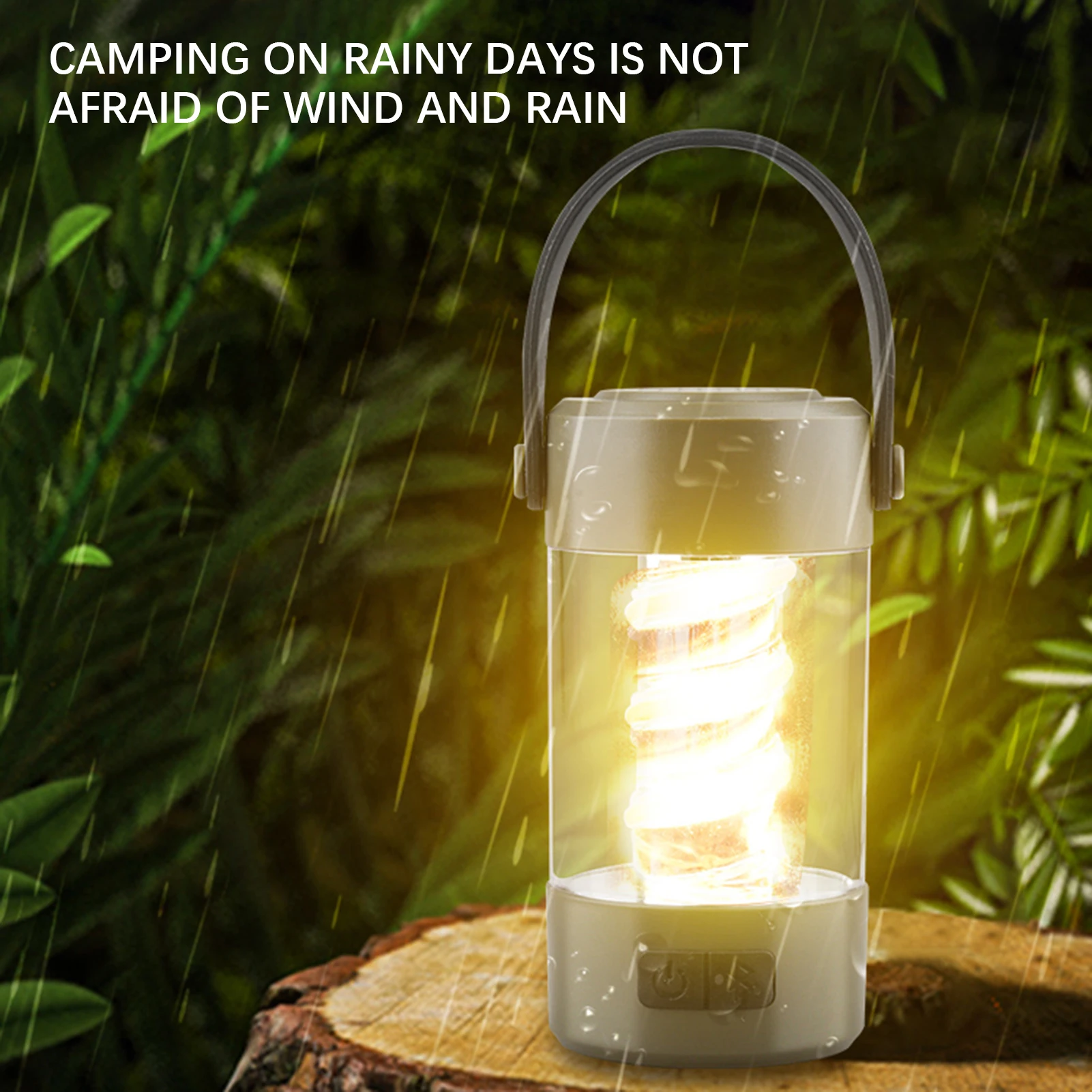 

Rechargeable Camping Light With Wireless Speaker Water Resistant Sturdy Nightlight For Outdoor Activities
