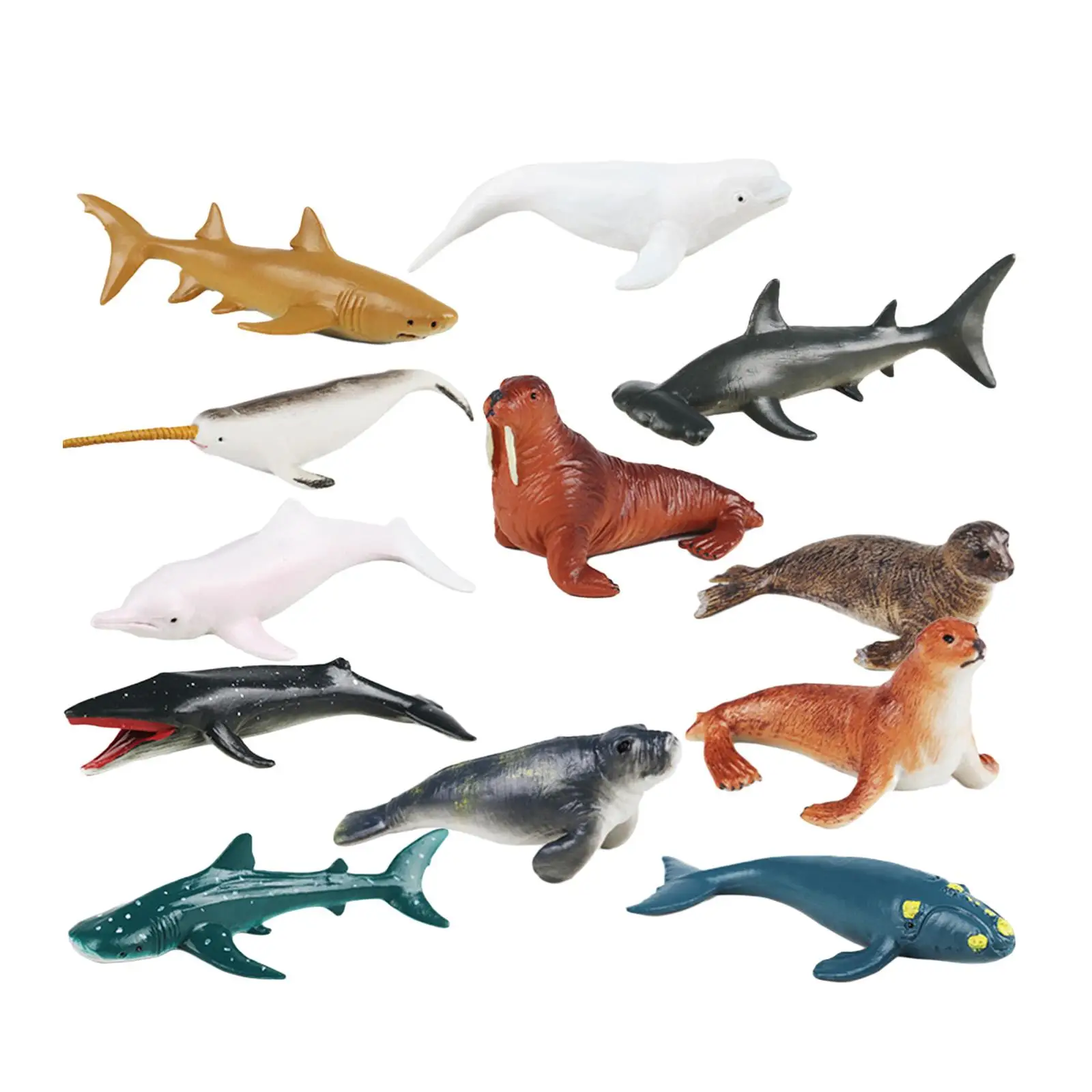 12x Marine Animal Toys Realistic Valentines Day Gifts for Kids Decoration for Cake Topper Festivals School Birthday Kindergarten
12x Marine Animal Toys Realistic Valentines Day Gifts for Kids Decoration for Cake Topper Festivals School Birthday Kindergarten