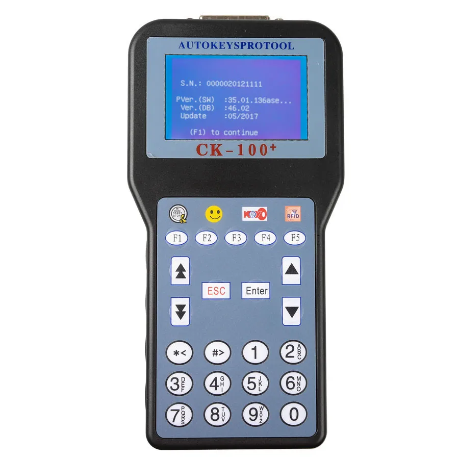 Latest CK100 Car Key Maker CK-100 V99.99/46.02 Auto Key Programmer OBDII Diagnostic Tool SBB Support Many Tokens Accessorie
Latest CK100 Car Key Maker CK-100 V99.99/46.02 Auto Key Programmer OBDII Diagnostic Tool SBB Support Many Tokens Accessorie