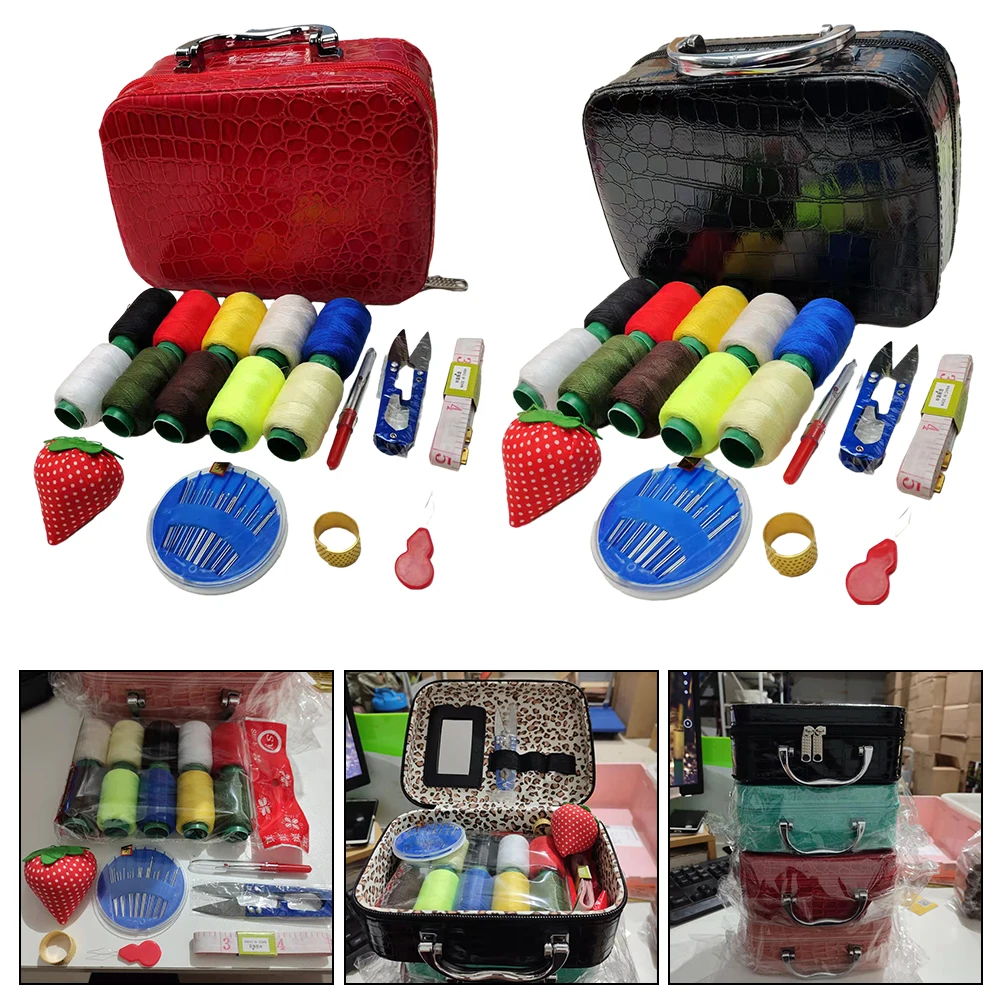 18 Pieces Sewing Box Kit Portable Needle And Thread Bag Home DIY Travel Embroidery Thread Sewing Set Accessories Sewing Kits
18 Pieces Sewing Box Kit Portable Needle And Thread Bag Home DIY Travel Embroidery Thread Sewing Set Accessories Sewing Kits