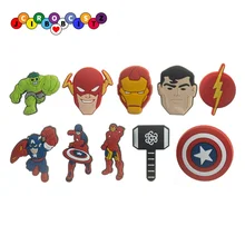 1pcs Movies Super Hero Shoe Croc Charms Decorations PVC Accessories Cartoon 3D Badges for Spiderman Marvel Kids Xmas Party Gifts
1pcs Movies Super Hero Shoe Croc Charms Decorations PVC Accessories Cartoon 3D Badges for Spiderman Marvel Kids Xmas Party Gifts