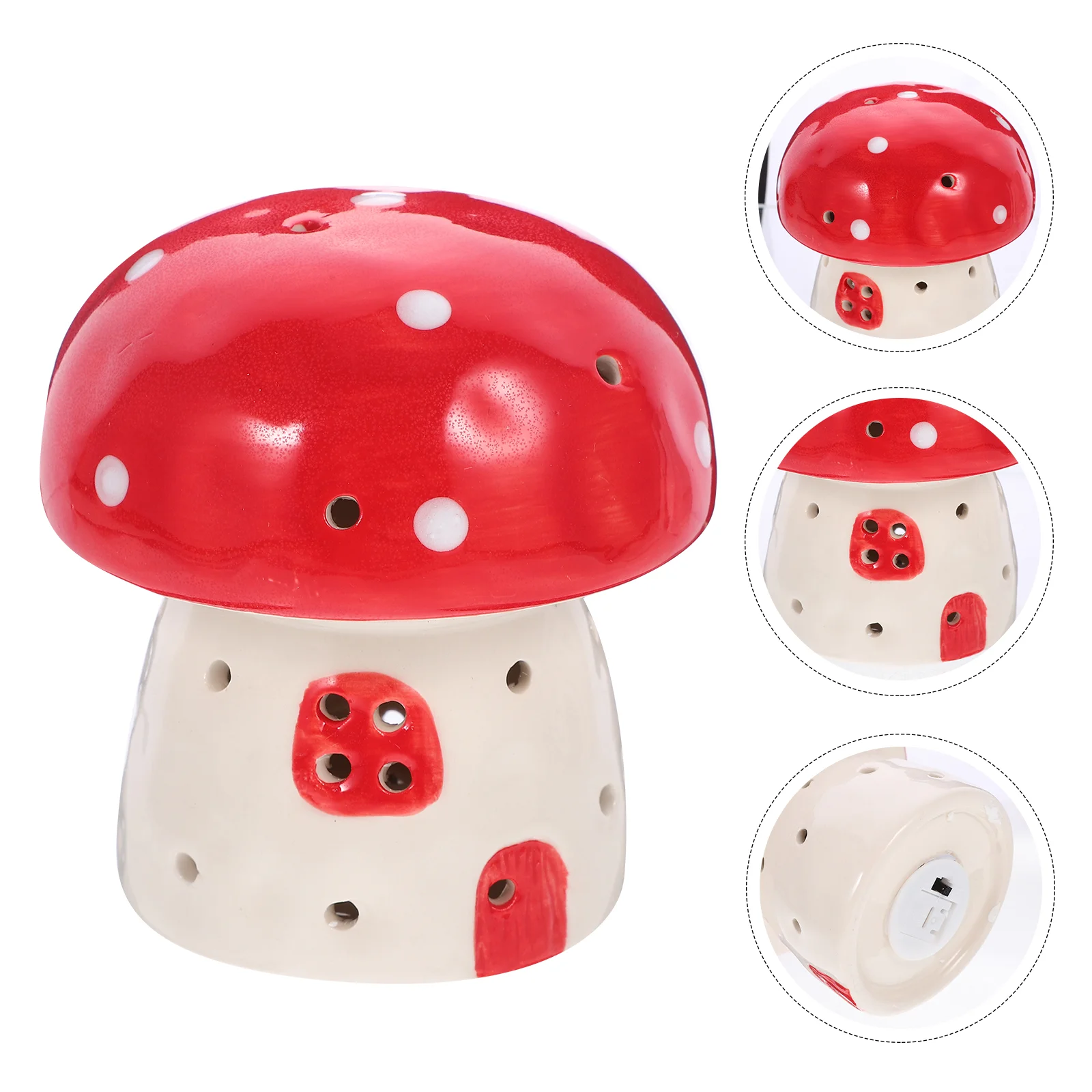 Lamp for Bedroom Mushroom Night Light Ceramic Table Decor Decorative Small Desktop Delicate Bedside Warm Eye Protection
Lamp for Bedroom Mushroom Night Light Ceramic Table Decor Decorative Small Desktop Delicate Bedside Warm Eye Protection