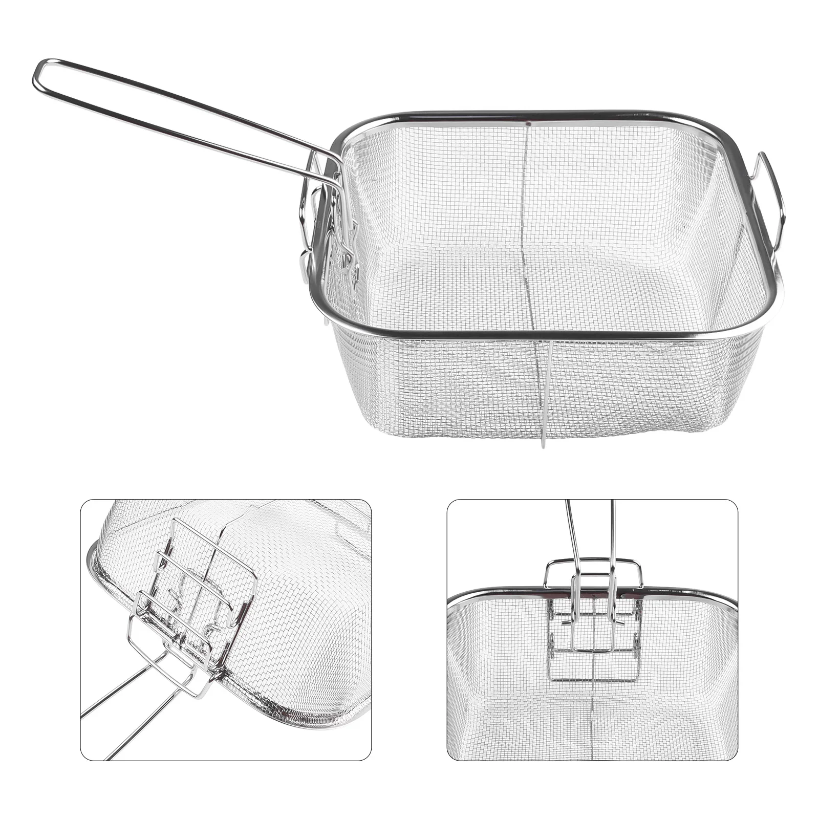 Premium Stainless Steel Frying Basket Superior Quality and Heat Resistance Ideal for Frying and Straining Foods
Premium Stainless Steel Frying Basket Superior Quality and Heat Resistance Ideal for Frying and Straining Foods