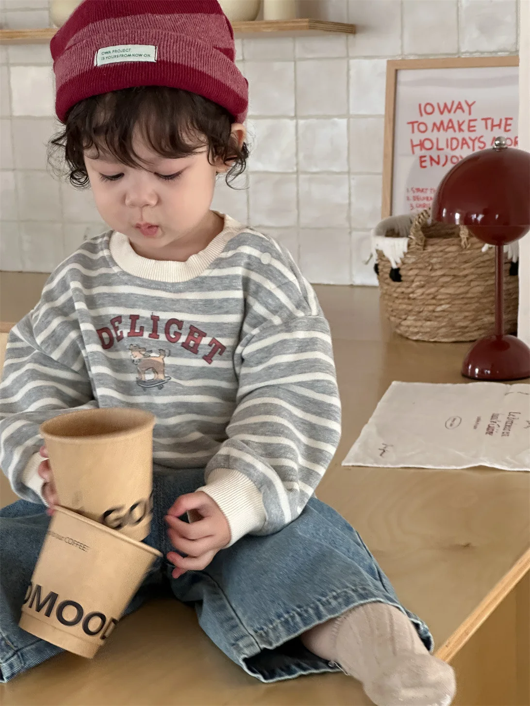 2025 Autumn New Baby Striped Sweatshirt Long Sleeve Infant Girl Cotton Pullover Tops Boys Casual Sweatshirt Toddler Clothes 3 S2a2a1f01cb304edc8f21fed900b4120cJ