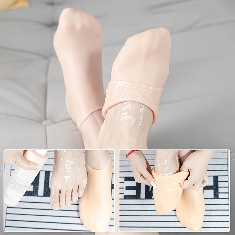 1Pairs Silicone Moisturizing Feet Care Socks Anti Feet Skin Dryness Cracking Exfoliating Dead Skin Remove Protector Pain Relief
1Pairs Silicone Moisturizing Feet Care Socks Anti Feet Skin Dryness Cracking Exfoliating Dead Skin Remove Protector Pain Relief