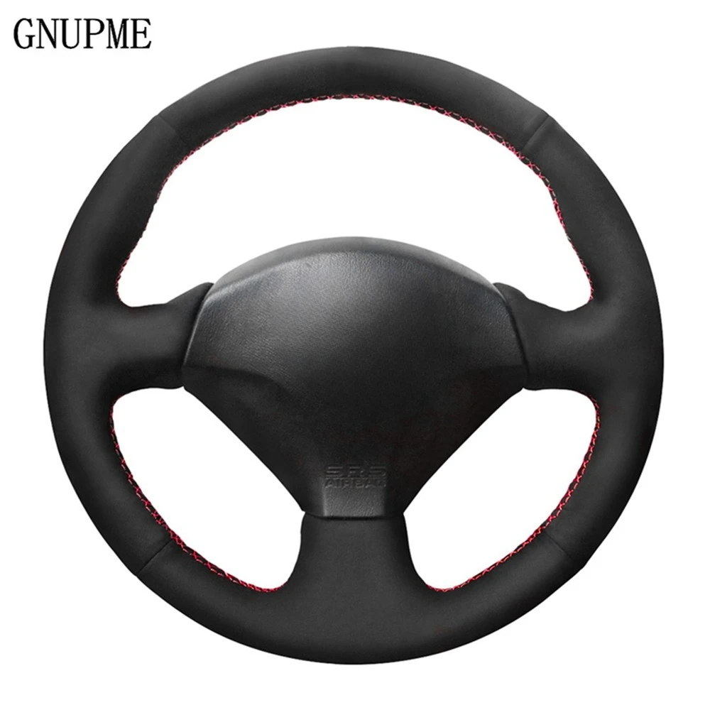 

DIY Hand-stitched Black Suede Car Steering Wheel Cover For Honda S2000 2000-2008 Civic Si 2002-2004 Acura RSX Type-S 2005