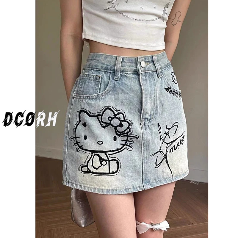Hello Kitty Ins Fashion Kawaii Sanrio Anime Short Skirt New Summer Cute Cartoon Sweet Dress Clothing Gifts for Girls
Hello Kitty Ins Fashion Kawaii Sanrio Anime Short Skirt New Summer Cute Cartoon Sweet Dress Clothing Gifts for Girls