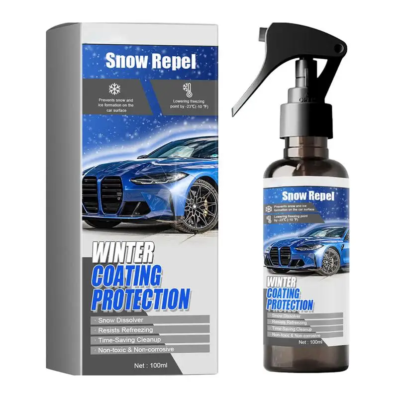 Windshield Ice Melt Spray 100ml Fast Ice & Snow Melting Spray Windshield Washer Fluid Improve Driving Visibility Prevents
Windshield Ice Melt Spray 100ml Fast Ice & Snow Melting Spray Windshield Washer Fluid Improve Driving Visibility Prevents