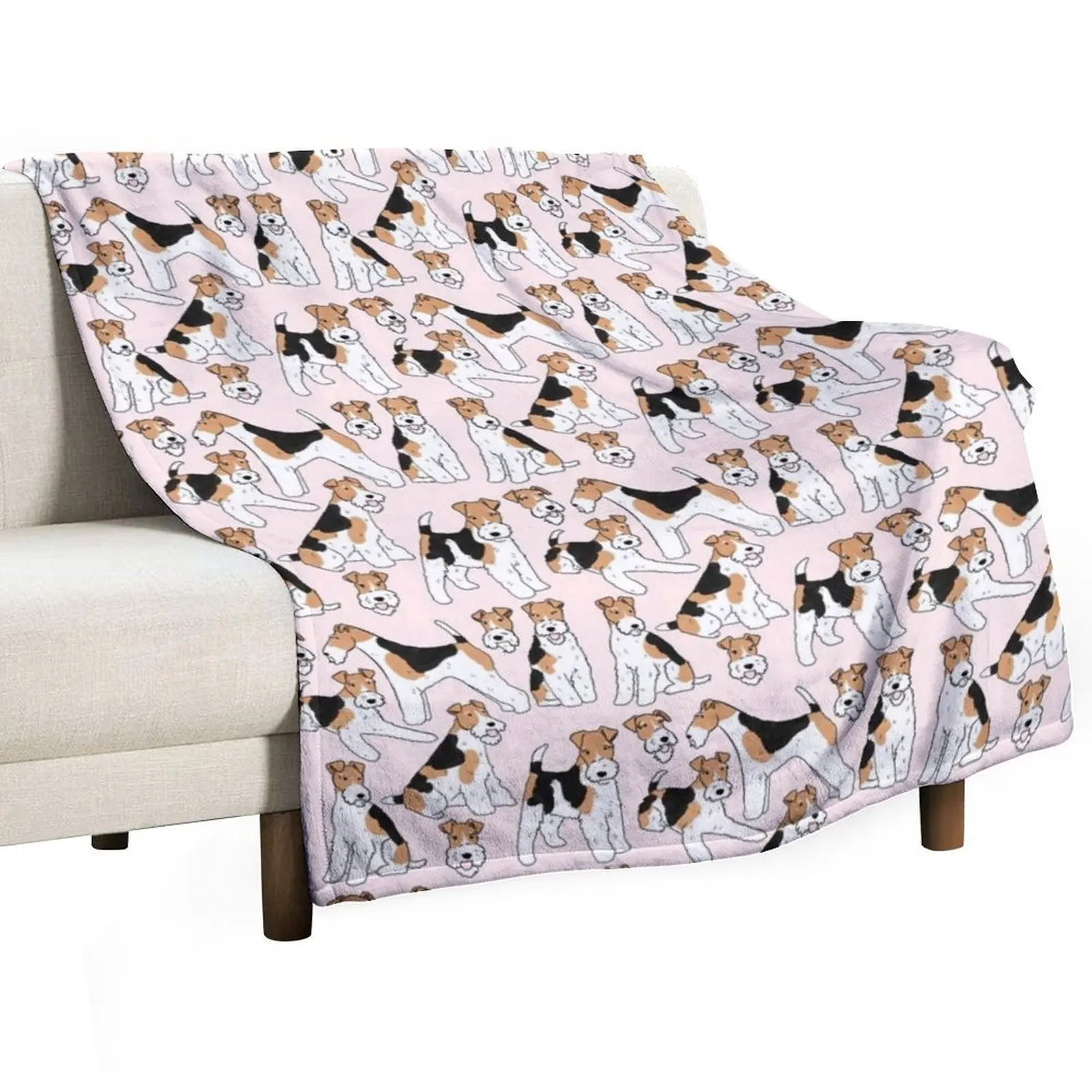 Wire Fox Terrier cute illustration pattern Throw Blanket Warm Extra Large Throw Soft Plaid Single Blankets
Wire Fox Terrier cute illustration pattern Throw Blanket Warm Extra Large Throw Soft Plaid Single Blankets
