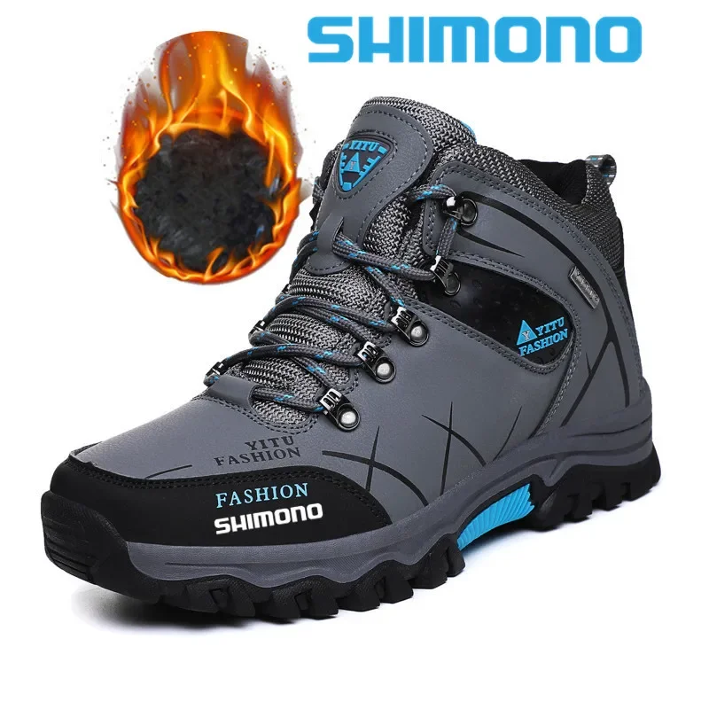 2024 NEW Winter Casual Fishing Waterproof Shoes Plus velvet Men Boots Climbing Anti-Slip Wear-Resistant Gao Bang Fishing Shoes
2024 NEW Winter Casual Fishing Waterproof Shoes Plus velvet Men Boots Climbing Anti-Slip Wear-Resistant Gao Bang Fishing Shoes