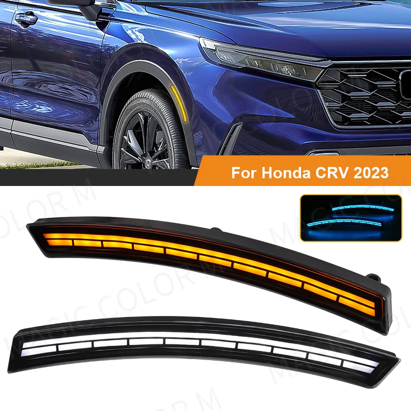 _ Боковой маркер для Honda CRV светодиодный 2023 2024, автомобильная Арка колеса, внешний свет, переднее крыло, сигнал поворота, белый, желтый, синий, 12 В
_ Боковой маркер для Honda CRV светодиодный 2023 2024, автомобильная Арка колеса, внешний свет, переднее крыло, сигнал поворота, белый, желтый, синий, 12 В