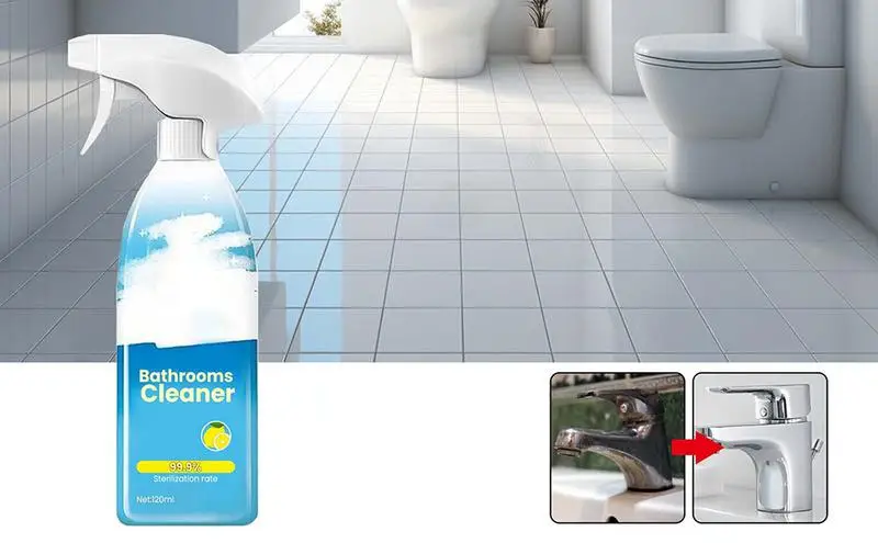 

Bathroom Cleaner Spray Toilet Cleaner Bathroom Tile Cleaner Detergent No Damage To Surface Clean From Dirt Soap Scum Water Stain