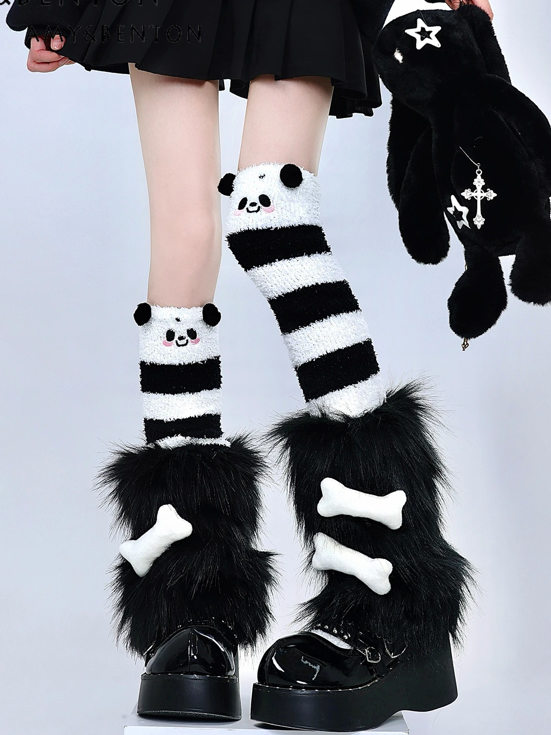 Japanese Sweet Y2K Striped 3D Cartoon Plush Leg Warmer Street Punk Women Socks Slim All Match Leg Warmer Autumn Kawaii Socks
Japanese Sweet Y2K Striped 3D Cartoon Plush Leg Warmer Street Punk Women Socks Slim All Match Leg Warmer Autumn Kawaii Socks