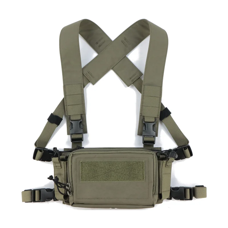 

APE FORCE GEAR Compact D3M Micro Mini Chest Rig Fit FCSK 2.0 Ranger Green AFG-CR009