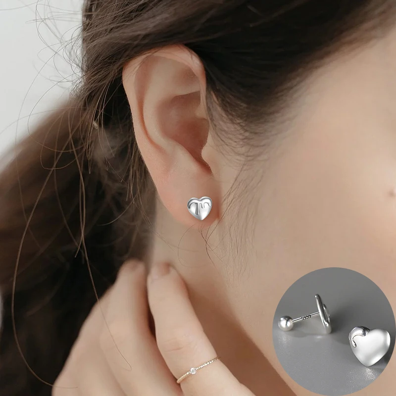 100% 925 Sterling Silver Zircon Love Heart Earring for Women Girl Simple Liquid Lava Design Jewelry Party Gift Dropshipping
100% 925 Sterling Silver Zircon Love Heart Earring for Women Girl Simple Liquid Lava Design Jewelry Party Gift Dropshipping