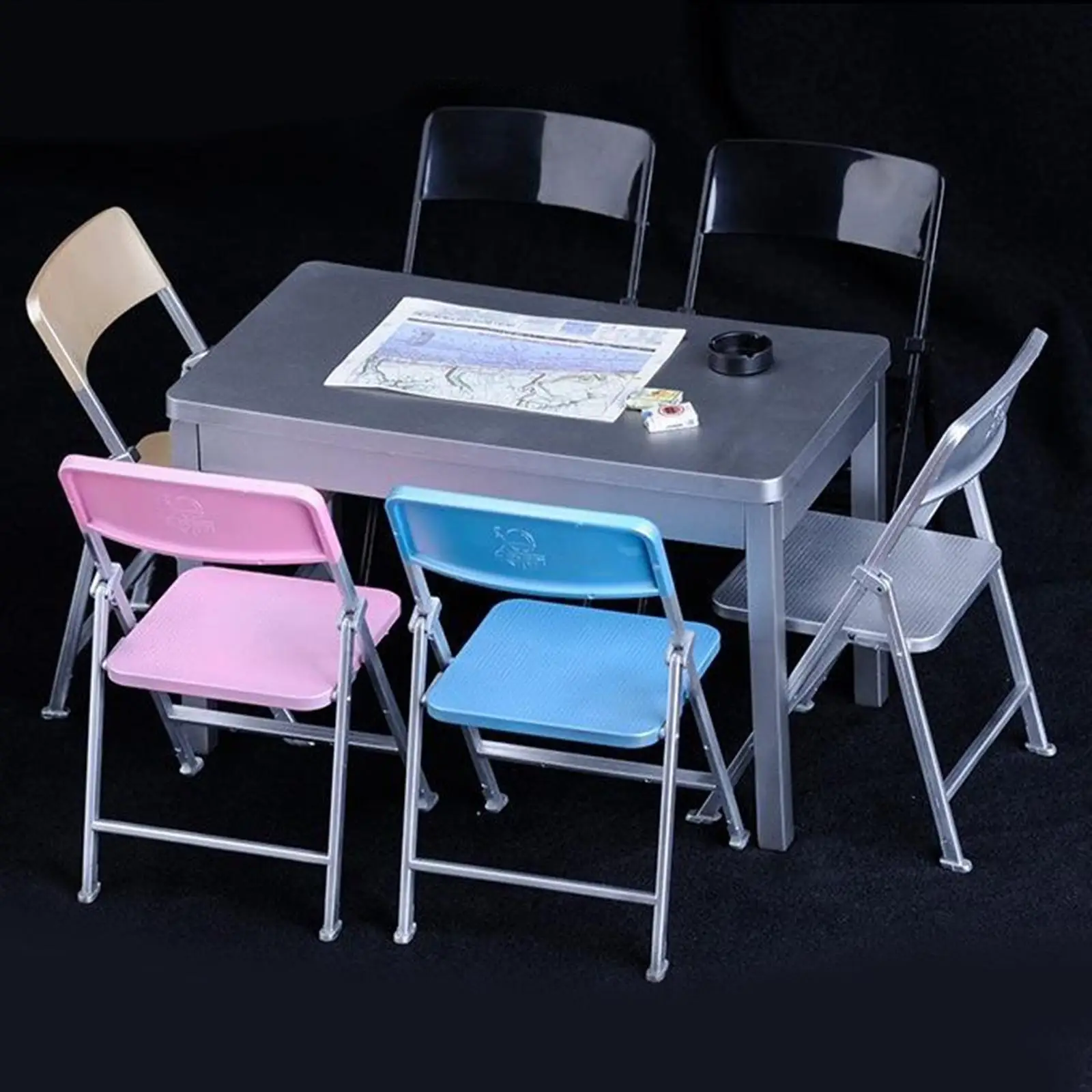 

1:6 Table Furniture Model Desk for Figures Sandtable 20.5x11.5x12.7cm