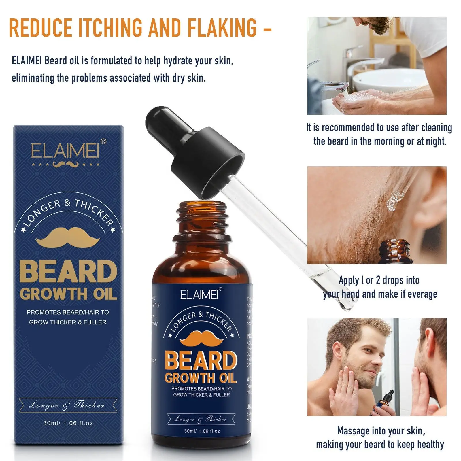 NEW Men's Beard Growth Oil Nourishing Chest Hair Growth Essence Repair Thicken Activate Hair Follicles Anti Hair Loss Product
NEW Men's Beard Growth Oil Nourishing Chest Hair Growth Essence Repair Thicken Activate Hair Follicles Anti Hair Loss Product