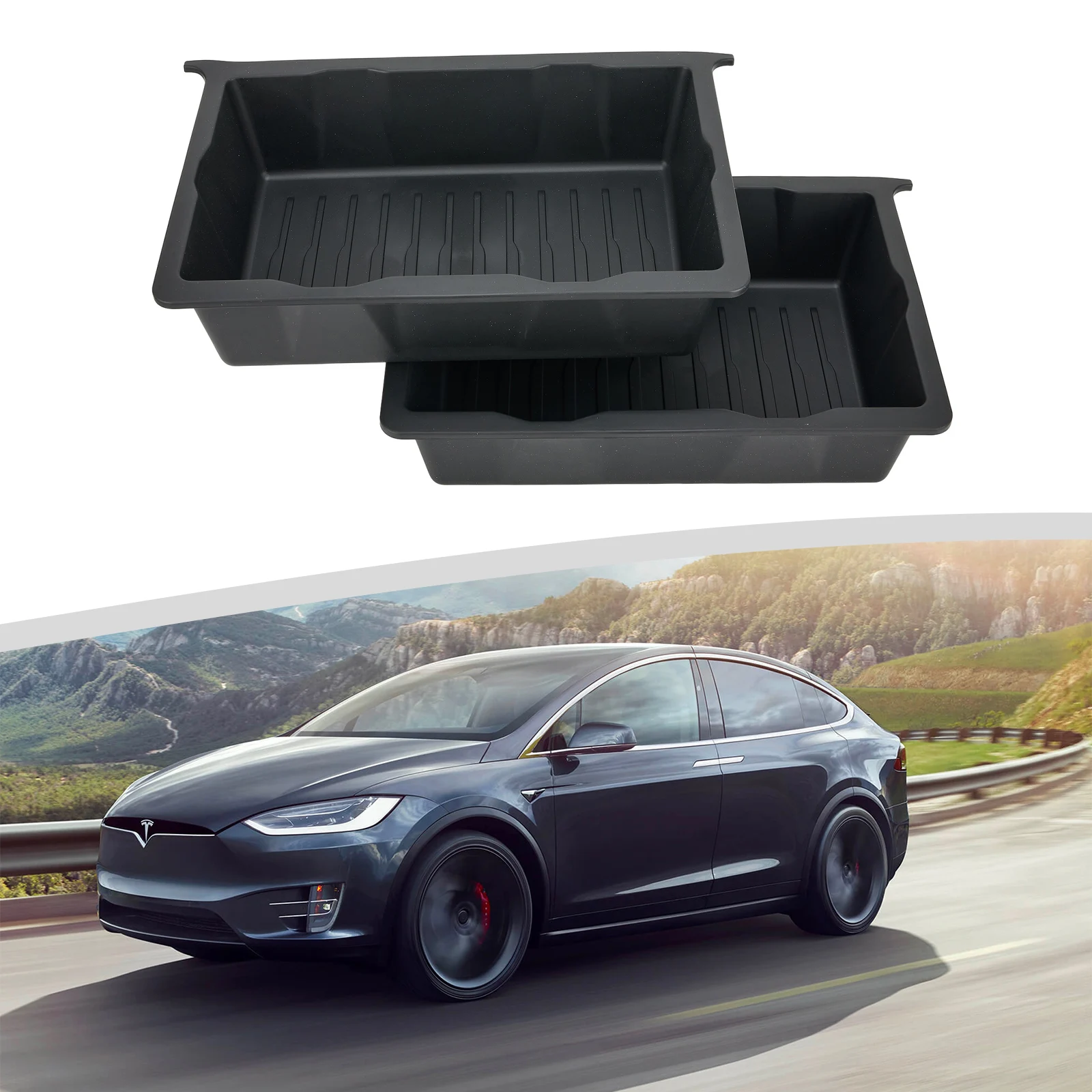 1/2Pcs TPE Under Seats Storage Box Organizer Drawer For Tesla Model Y Accessories Under Seat Drawer Hidden Storage Tray
1/2Pcs TPE Under Seats Storage Box Organizer Drawer For Tesla Model Y Accessories Under Seat Drawer Hidden Storage Tray