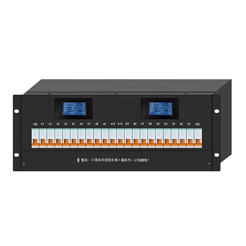 AC220 Dual inputs 1P8 circuit breaker output voltage ammeter Dual surge protection rack Power Distribution Box
AC220 Dual inputs 1P8 circuit breaker output voltage ammeter Dual surge protection rack Power Distribution Box