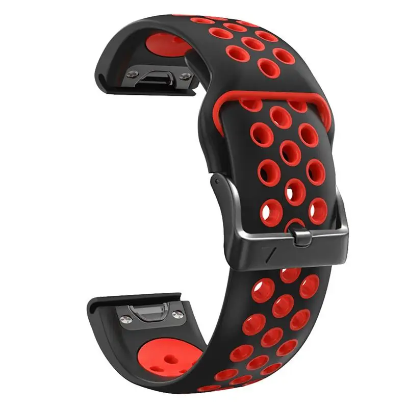 

HAODEE Silicone 26mm 22mm Quick Release Watchband For Garmin Fenix 6 6S 6X Pro 5X 5 5Plus 3 HR 935 S60 Watch Easyfit Watch