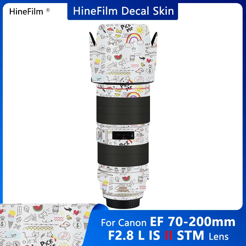 For Canon EF 70-200 F2.8 II Lens Sticker Decal Skin 70200 f2.8 Wrap Cover for Canon EF 70-200mm f/2.8L IS II USM Lens Cover Film
For Canon EF 70-200 F2.8 II Lens Sticker Decal Skin 70200 f2.8 Wrap Cover for Canon EF 70-200mm f/2.8L IS II USM Lens Cover Film