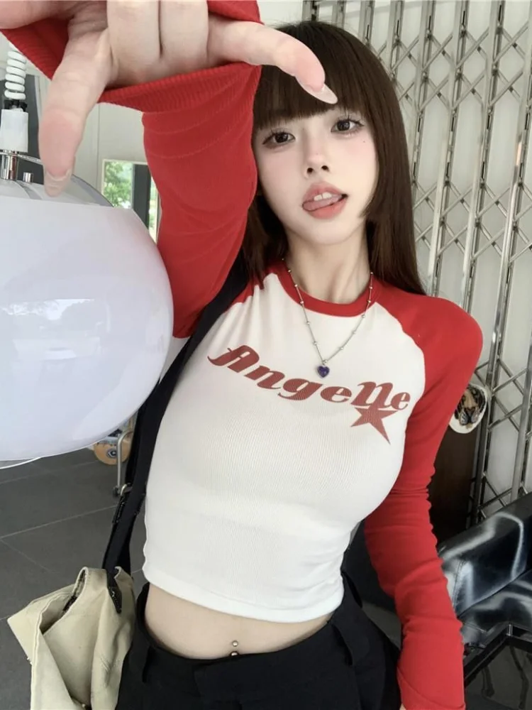 HOUZHOU American Vintage Sexy Crop T Shirts Women Streetwear Y2k Grunge Slim Fit Tops Star Korean Kpop Graphic Print 2000s Tees
HOUZHOU American Vintage Sexy Crop T Shirts Women Streetwear Y2k Grunge Slim Fit Tops Star Korean Kpop Graphic Print 2000s Tees